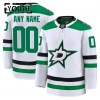 Barn Ishockey Dallas Stars tröja med eget tryck Fanatics Premium 2024-25 Vit Borta